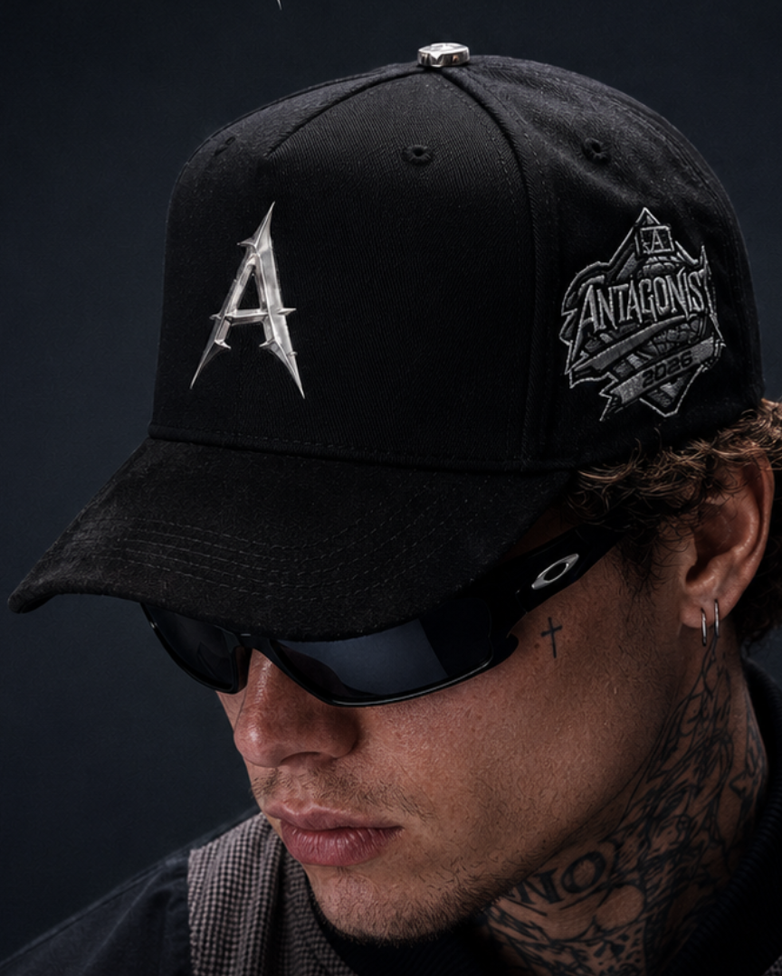 Antagonist® Metallic A – Premium Black Cap